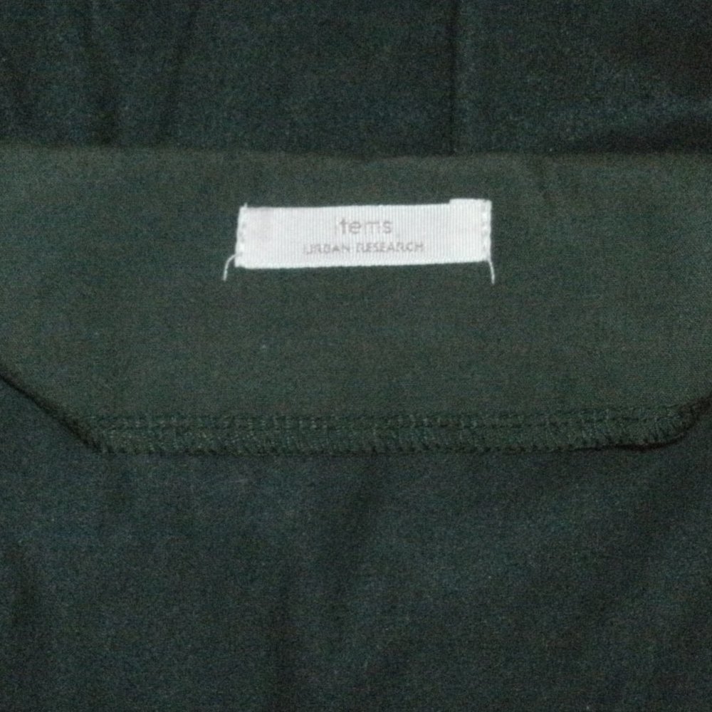 Urban Research ITEMS Dark Green Sleeveless Faux Suede Midi Slip Dress size FREE - Picture 4 of 4